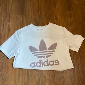 White and purple Adidas T-Shirt